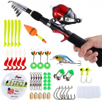 Laste kalap&uuml;&uuml;gikomplekt Punane kvaliteetne taskukohane &uuml;likond merep&uuml;&uuml;gi karpkalap&uuml;&uuml;gi p&uuml;&uuml;givahendite komplekt punane