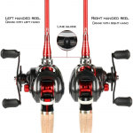 Kiire 12+1 BB Baitcasting Reel Bassi p&uuml;&uuml;girull vasak parempoolne &otilde;ngerulli ratas Right hand reel