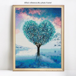 5D DIY teemantmaaling Maaliline Eiffeli torn t&auml;isringi tikandid Pilt Rhinestone Diamond 20X30