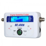 Digitaalne satelliidiotsija satelliidisignaali m&otilde;&otilde;tja mini digitaalne satelliidiotsija LCD-ekraaniga digitaalne satelliidiotsija kompassiga valge