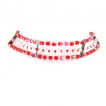 Les Tr&eacute;sors De Lily [D1194] &ndash; disainer choker 'Kianda Glam' Red punane
