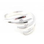 Bague Argent 'C&acirc;lin' 52 valge