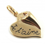 Altesse [L1681] &ndash; kullatud ripats 'Je t'Aime' kuld