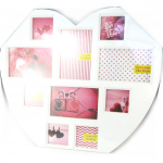 Les Tr&eacute;sors De Lily [N4187] - Fotokollaaži 'Love' valge (10 fotot) - 46x45 cm valge