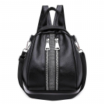 Naiste seljakott k&otilde;rge kvaliteediga PU-nahast teismeliste t&uuml;drukute naiste kooli &otilde;lakott t&uuml;&uuml;pi mochila kott must
