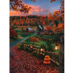 Teemanttikandid Scenery Full Drill Teemantmaaling Scenic Village 20X30CM