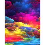 Teemantmaal V&auml;rv Pilvemaastik Mosaiik Teemanttikandid Ristpistes 20X30CM