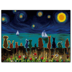 DIY Teemanttikandid Loomad Kassid Maastiku Multikad Vaade Merele &Uuml;mar/&uuml;mmargune puur ristpistes 20X30CM