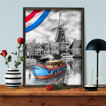 5D isetegemise teemantmaal Maaliline kivist pilt Teemantmosaiigist ristpistega kingitus 20X30CM