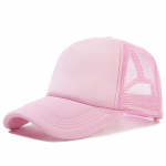Unisex m&uuml;ts vabaaja tavalise v&otilde;rguga pesapallim&uuml;tsi reguleeritav Snapback m&uuml;tsid naistele meestele Hip Hop Trucker Cap 54cm-60cm roosa