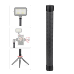 Stabilisaatori pikendusvarda s&uuml;sinikkiust varras 1/4-tollise kruviga universaalne k&auml;eshoitav fotovarras 35cm must