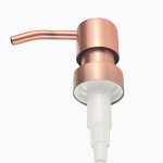 Vannitoa Retro metallist jaoturi asendusseebipump Vedel Lotion pudel linnupea 03 roosa kuldne v&auml;rv