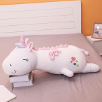 60 cm armas LED &uuml;kssarviku nukk &uuml;lipehme pl&uuml;&uuml;sist m&auml;nguvoodi pika padjaga beebi magamisnukk suur t&uuml;druku nukk kvaliteetne kingitus lastele 60cm valge