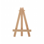 Naturaalsest puidust mini molbertraam Statiivi v&auml;ljapanek Koosoleku pulmalaua number Nimekaardi statiivi vitriin Lapsed maalivad k&auml;sit&ouml;&ouml;d