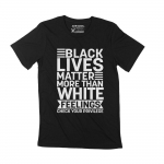 ULTRABASIC meeste T-s&auml;rk Kontrollige oma privileege Black Lives Matter BLM America Apparel XS must
