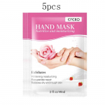 K&auml;temask Niisutavad Kindad Valgendav K&auml;te Naha Hooldus Mask Kuivusevastane Kareda K&auml;te Vananemisvastane Kortsud 5pcs