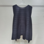 Plisseeritud T-s&auml;rk naiste vabaaja &otilde;huke metsik elegantne vaba varrukateta &uuml;markrae kevadsuveriided One size must