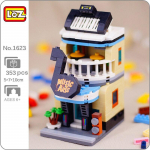 LOZ 1623 City T&auml;navamuusika pood Muusikariistade pood Klaveriarhitektuur Miniplokid Tellised Ehitusm&auml;nguasi ilma kastita