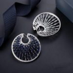 CMM &otilde;&otilde;nsad k&auml;sitsi inkrusteeritud Marquise Zirconia Stud k&otilde;rvar&otilde;ngad punane