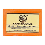 Looduslik k&auml;sitsi valmistatud seep mee ja gl&uuml;tseriiniga: naha niisutamiseks (125 g), Mee gl&uuml;tseriini seep K&auml;sitsi valmistatud, Khadi Natural 6.875