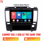 Icreative Androidi autoraadio Nissan Tiida C11 jaoks 2004 - 2013 Carplay Navi GPS Multimeedia videopleier Stereo 2Din HU