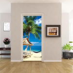 PVC kodusisustus Sissep&auml;&auml;suukse kleebis Vann Du&scaron;iruum Magamistuba Isekleepuv fototapeet Renoveerimisplakat Veekindel 77x200cm(cut 2pcs)