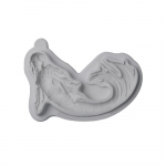 Ocean Mermaid Fondant Hallitus Silikoon Dry Pace Hallitus &Scaron;okolaadi DIY koogi kaunistus valge