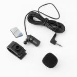 Automikrofon Mikroautoraadio 3,5 mm Jack Mic Stereo Mini juhtmega v&auml;line mikrofon Auto DVD-raadio jaoks 3 m pikk minimikrofon