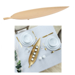 Les Tr&eacute;sors De Lily [A3492] - Kuldne 'Leaf' metallist hoiutops - 55x13 cm kuld