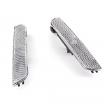 1 paar auto esikaitseraua k&uuml;ljemarkeri valguse suunatuli kollane/valge/suitsuklaas Volkswagen Passat B5.5 01-05 3B0945071 jaoks valge