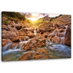L&otilde;uenditr&uuml;kk Waterfall Mountains Stone 60x40 beež