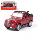 1/32 Scale Benz G500 Diecast automudeli m&auml;nguasi, tagasit&otilde;mmatav m&auml;nguasi koos heli ja valgusega lastele V&auml;ikelaste poiste t&uuml;drukute kingituste kollektsioon 16*7*6.5cm tumepunast v&auml;rvi