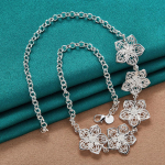 925 h&otilde;bedane lilleline 20-tolline ripats kaelakee mood v&otilde;lu ehted 50cm