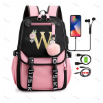 Blackpink 26 inglise kirjadega seljakott t&uuml;drukule, l&otilde;uendist koolikott, laste seljakott, laste reisikott, seljakott, seljakott