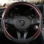 PU nahast auto roolikate Renault Scenic Clio Laguna 2 3 4 5 Kangoo Fluence Megane Trafic Talisman Twingo jaoks COFFEE O SHAPE