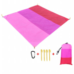 Rannar&auml;tikud Matid Liivavaba Rannavastane Liiva Rannakekk Liiga suur tasku Piknik 4 Ankruga Tuule Ennetamine Veekindel 200cm x 210cm
