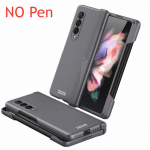Magnetiline hingega &uuml;mbris Samsung Galaxy Z Fold 3 5g k&uuml;lgmiselt sisseehitatud S-pliiatsi pesa hoidiku kate jaoks &otilde;huke k&otilde;va plastikust &uuml;mbris (S-pliiatsit pole ) Case Only