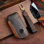 Ehtsast nahast auto v&otilde;tme&uuml;mbrise kate fob Shell jaoks BMW X7 G07 2023 ja BMW 7. seeria Ix XM I7 X7 Energy v&otilde;tmehoidja jaoks must