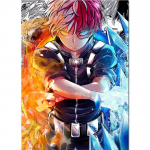 My Hero Academia plakatipilt Manga Jaapani anime seinakunst l&otilde;uendimaal Magamistuba Elutuba Kodu Magamistoa Sisustus Cuadros 60X90cm Unframed