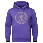 Meeste ja naiste pikkade varrukatega Retro klassikaline Viking Valhalla Odin Hoodie Meeste Moodprintiga Pusad Pusa S