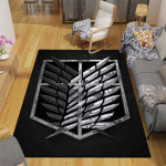 Anime Attack on Titan libisemiskindlad vaibad Suured elutoa vaibad Mugavad vaibad Pehme p&otilde;randamattide vaibad magamistoas 80cm x 120cm