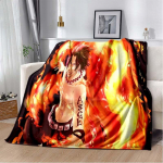 Anime &uuml;hes t&uuml;kis 3D prinditud kunst fliisist tekk vooditele Matka piknikule paks tekk Moodne voodikate fliisist tekk 150x200cm