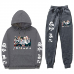 Spordir&otilde;ivaste komplekt Anime My Hero Academia meeste ja naiste vabaaja spordi&uuml;likond My Hero Academia kapuutsiga &uuml;likond M