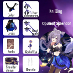 Kvaliteetne Genshin Impact Keqing Cosplay kost&uuml;&uuml;mivormi parukas Anime Hiina stiilis Halloweeni kost&uuml;&uuml;mide m&auml;ng XS