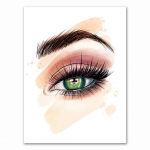 Parf&uuml;&uuml;m Mood Huulepulk Meigipintslid Prindi L&otilde;uend Kunst Maalimine Sein Pilt Ilu T&uuml;drukutuba Kodukaunistus Ilma raamita 21*30cm