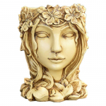 Peen t&uuml;drukukujuline lillepott sukulentide istutusmasin Mahlane lillepott aiaistutaja kollane