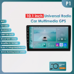 Carplay 4G 10,1'' 2Din Android Auto autoraadio multimeediumivideopleier Universal Navi GPS-i autoraadio peaseadme jaoks Stereoheli WIFI RDS SWC DVR-kaamera USB HC1 4Core 1G 32G