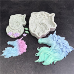 &Uuml;kssarviku pea disain silikoonvorm Fondant koogi kaunistus hallitussuhkru kummipasta t&ouml;&ouml;riist 3D &scaron;okolaadivorm