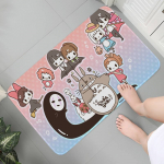 Anime Totoro No Face Man K&ouml;&ouml;kmatt Sissep&auml;&auml;s Uksematt Magamistuba Kodu P&otilde;randakaunistus Elutoa Vaip Esik 150x220cm