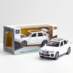 1:32 Scale X5 SUV mudelauto m&auml;nguasi, tsingisulamist tagasit&otilde;mmatav m&auml;nguauto heli ja valgusega lastele poistele t&uuml;drukutele m&otilde;eldud kingituste kollektsioon 1/32-16.5x7.5x6.5cm valge